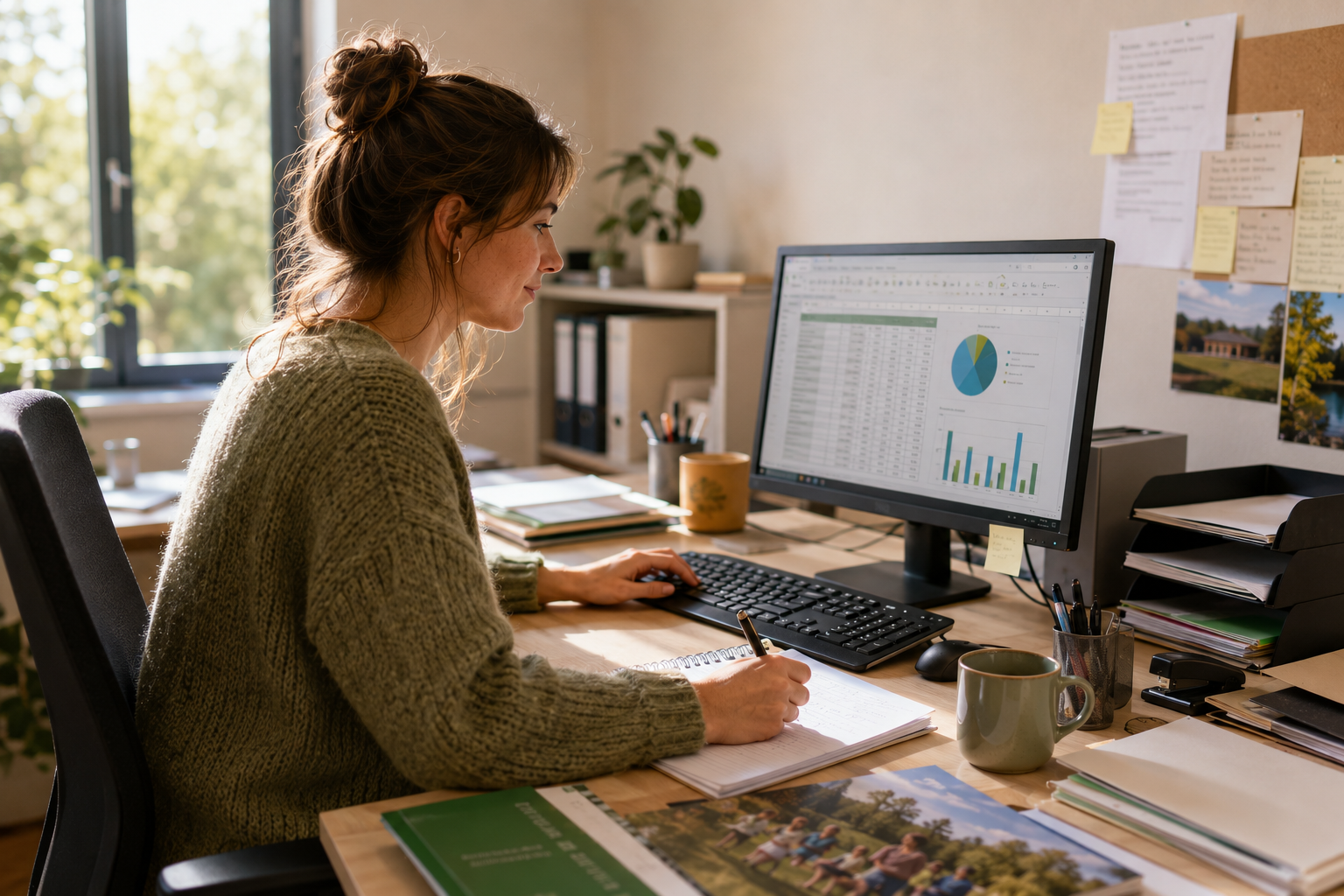 Sfeerbeeld administratief medewerker